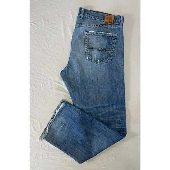 Lucky Brand Vintage Straight USA Made 100% Cotton Denim Jeans. 38X33, Runs Big. - Picture 1 of 9
